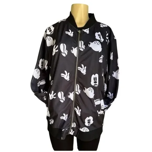 VintageDisney Mickey Mouse 90th Anniversary Bomber Jacket - XL